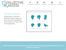 Tablet Screenshot of collectiveaccess.org